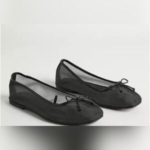 Torrid Black Mesh Flats